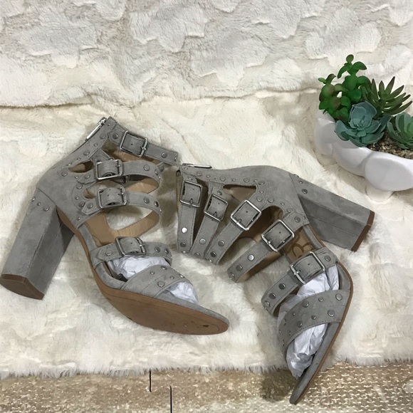 Sam Edelman York Studded Strappy Heels - Picture 2 of 8